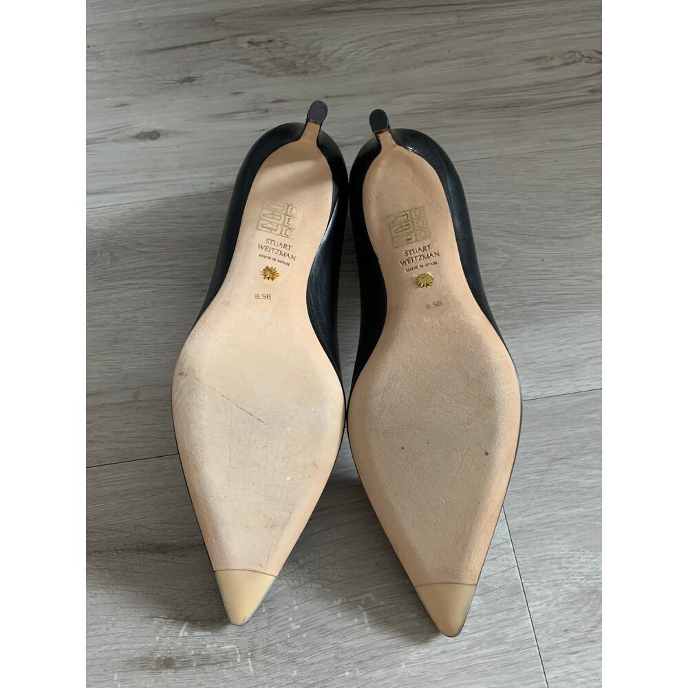 Stuart Weitzman 85 Leather Pumps Size 8.5 - Picture 5 of 6